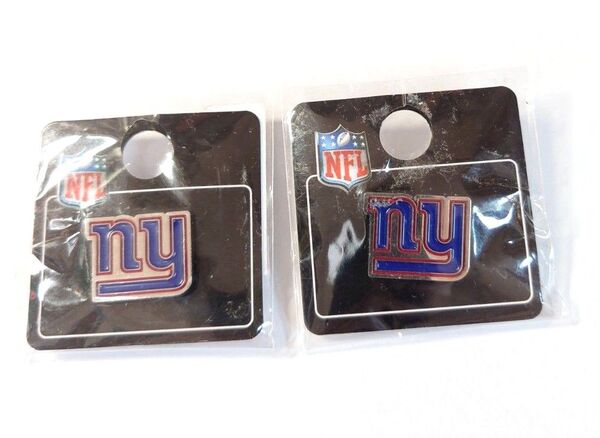 NFL New York Giants ピンバッジ 2個セット
