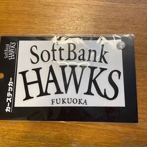 福岡ソフトバンクホークス カーステッカー 未使用