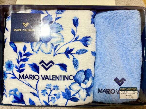 MARIO VALENTINO タオルセット フェイスタオル バスタオル