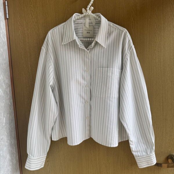 UNIQLO JW ANDERSON ストライプシャツ Lサイズ オックスフォードシャツ