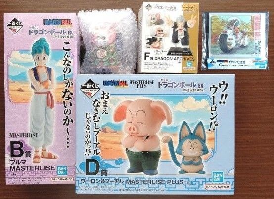 一番くじドラゴンボールEX 孫悟空修業編 B賞D賞F賞G賞セット