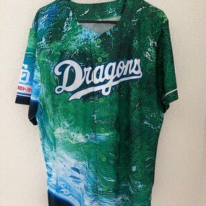 中日ドラゴンズ ユニフォーム 地球デザイン フリーサイズ