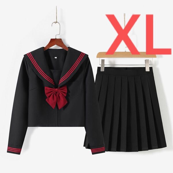 【XL】コスプレ セーラー服 JK制服 学生服 写真集 長袖 花見 高校制服