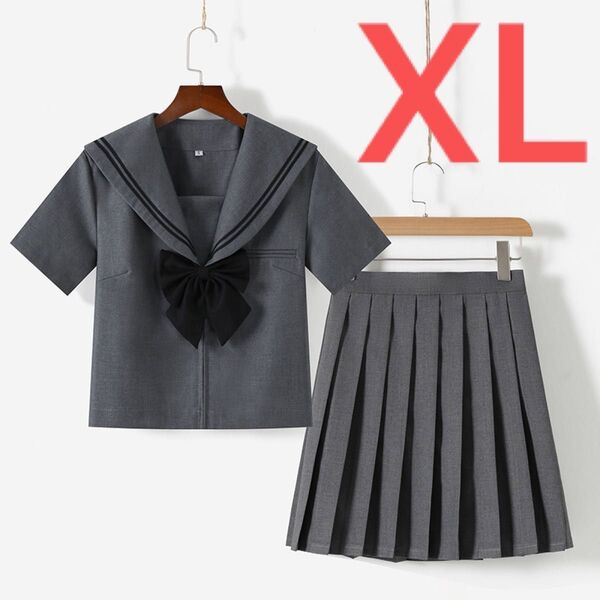 【XL】コスプレ セーラー服 JK制服 学生服 写真集 半袖 花見 高校制服