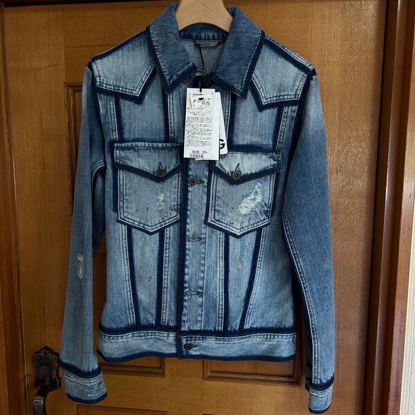 D&G ドルガバ デニムジャケット XS M程度 新品未使用タグ付 デニム JEANS 長袖