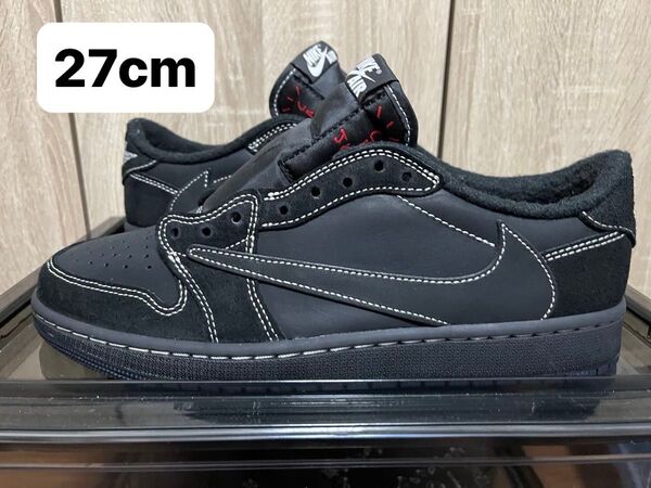 TRAVIS SCOTT × AIR JORDAN 1 LOW OG SP "BLACK PHANTOM" NIKE