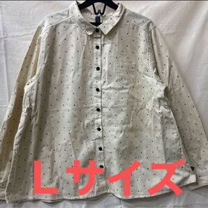 ノーザントラック ノースオブジェクト NORTHERNTRUCK ドットプリント シャツ Aライン L