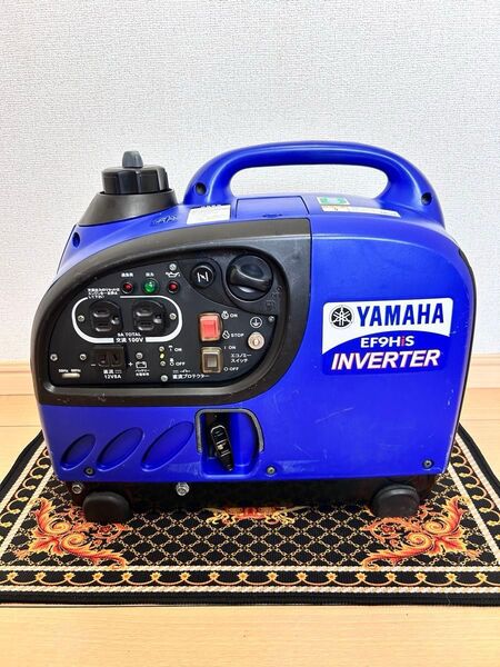 整備済み 美品 送料無料 ヤマハ EF9HiS インバーター発電機 軽量 ポータブル発電機 台風対策 調子良し