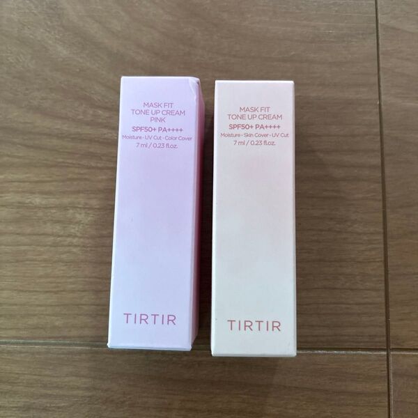 TIRTIR マスクフィット トーンアップ クリーム サンプル 7ml ピンク ベージュ