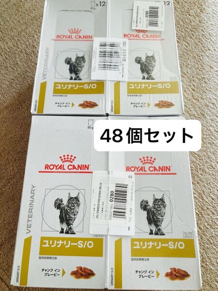 48個セット ロイヤルカナン ユリナリーS/O ウェット パウチ 85g 猫用