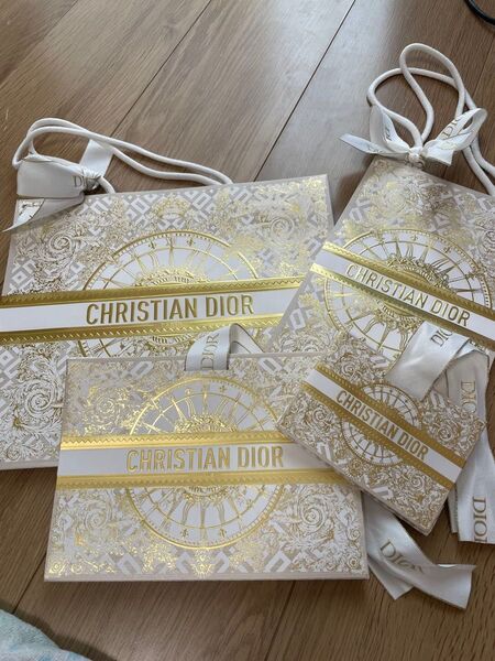 Dior ディオール 新品未使用 クリスマス限定 ホリデー限定 ギフトセット ショッパー ショップ袋 4点セット