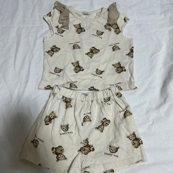 ベビー服 クマ柄 セットアップ 80 90 女の子 男の子