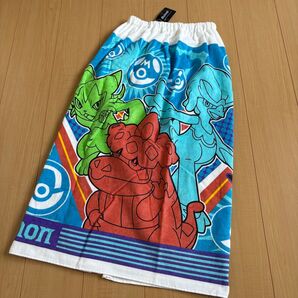 ポケモン ラップタオル プール プールタオル 巻きタオル スナップタオル スイミング 80×110