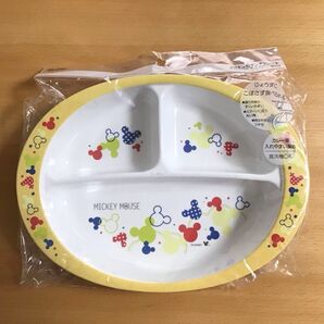 ★ ディズニー ミッキーカラフルポップ ランチプレート① / メラミン製