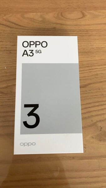【未使用】OPPO A3 5G ブラック 本体 (ワイモバイル)