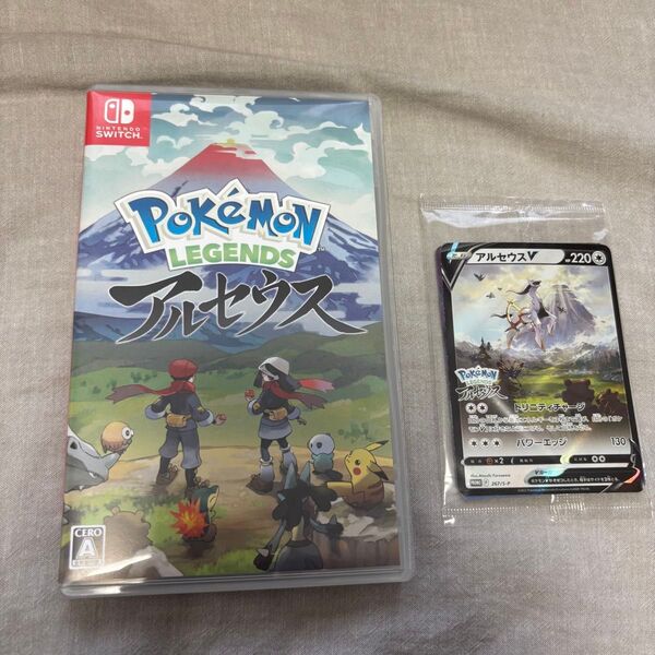 ポケットモンスター アルセウス switch カード付き
