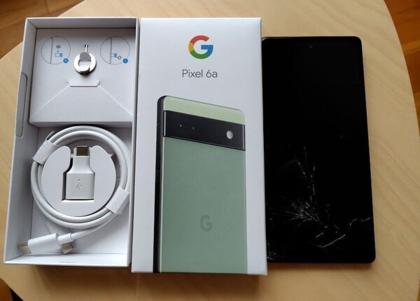 Pixel 6a 画面割れ ジャンク