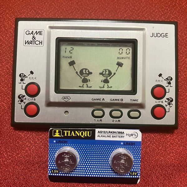 【メンテ済み 新品の電池付き】任天堂 ゲームウォッチ GAME&WATCH ゲーム&ウォッチ ニンテンドー ジャッジ JUDGE
