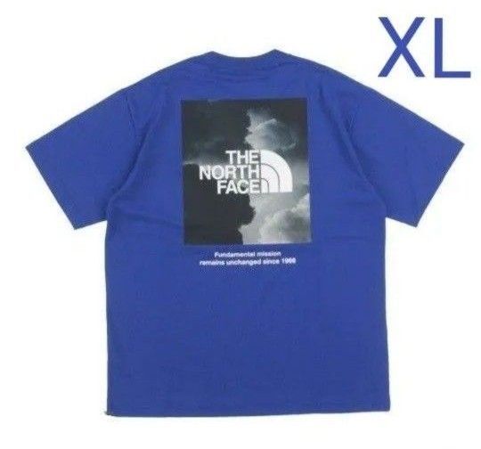 新品未使用~THE NORTH FACE Natural Phenomenon tee XL ブルー 半袖Tシャツ ノースフェイス