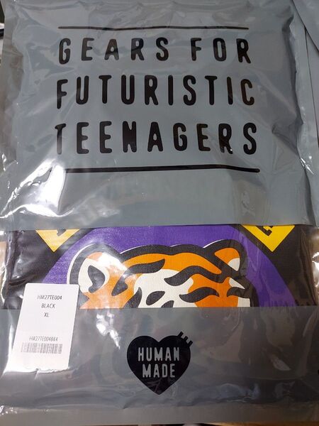 新品未使用 ~HUMAN MADE~ 半袖 Tシャツ XL 黒 虎 ブラック BLACK ヒューマンメイド レア 希少!