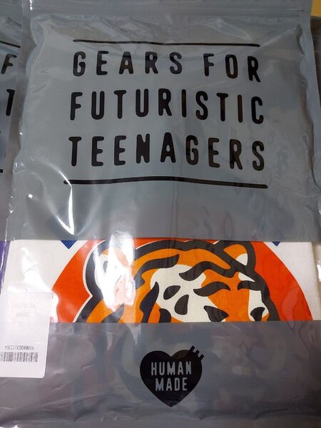 新品未使用 ~HUMAN MADE~ 半袖 Tシャツ XL 虎 ホワイト ヒューマンメイド レア 希少! 白ティー tee