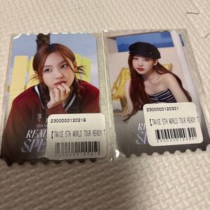 TWICE READY TO BE SPECIAL オンラインくじ チケット風フォトカード ナヨン 2枚セット