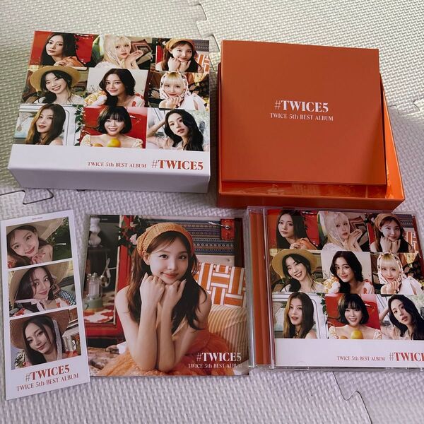 twice #TWICE 5 初回限定A盤 CD フォトブック チェンジングジャケット 9枚封入 3cut photo 3枚封入