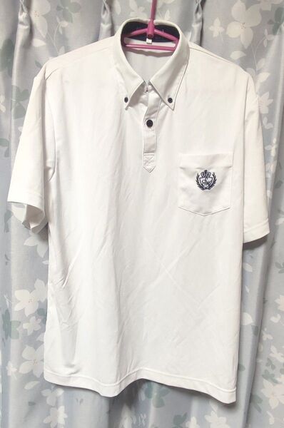 酒田南高校男子用☆半袖ポロシャツ Lサイズ×1着☆美品 黄ばみ汗ジミ無し