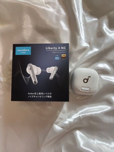 Anker Soundcore Liberty 4 NC ワイヤレスイヤホン イヤホン アンカー ホワイト