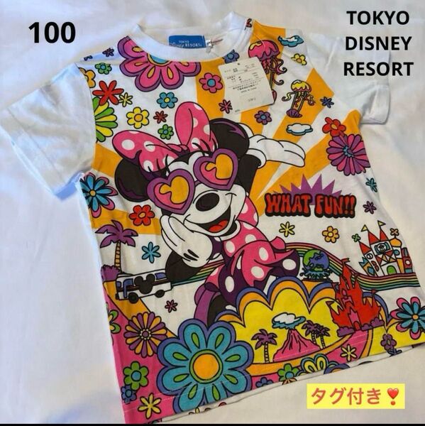 TOKYO DISNEY RESORT ミニーマウス Tシャツ 100