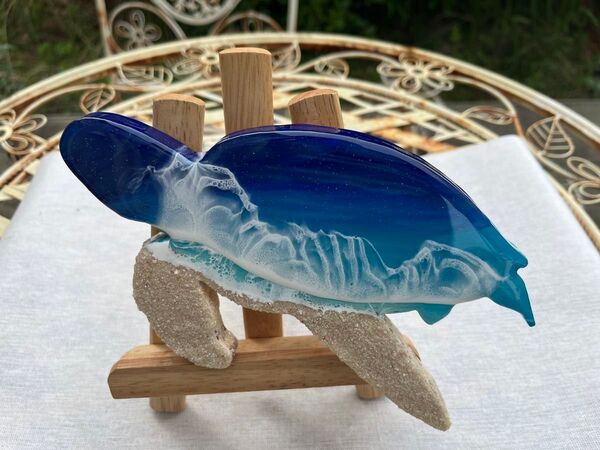 レジンアート海(ウミガメ)