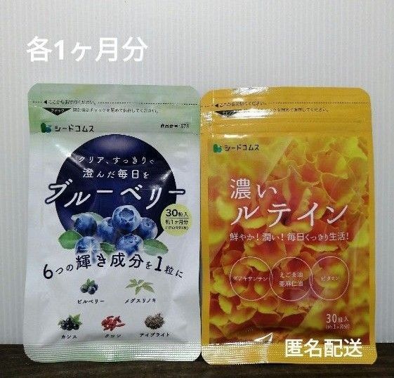 ブルーベリー ・ 濃いルテイン セット えごま油 マリーゴールド 眼精疲労 エイジングケアサポート デジタルケア サプリメント