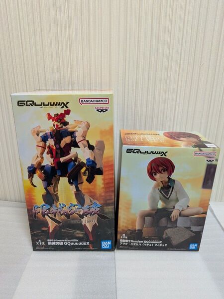 機動戦士Gundam GQuuuuuuX 限械突破 ジークアクス アマテ・ユズリハ マチュ フィギュア 2個セット