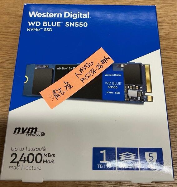WESTERN DIGITAL WD Blue SN550 NVMe SSD 1TB 国内正規代理店品 WDS100T2B0C