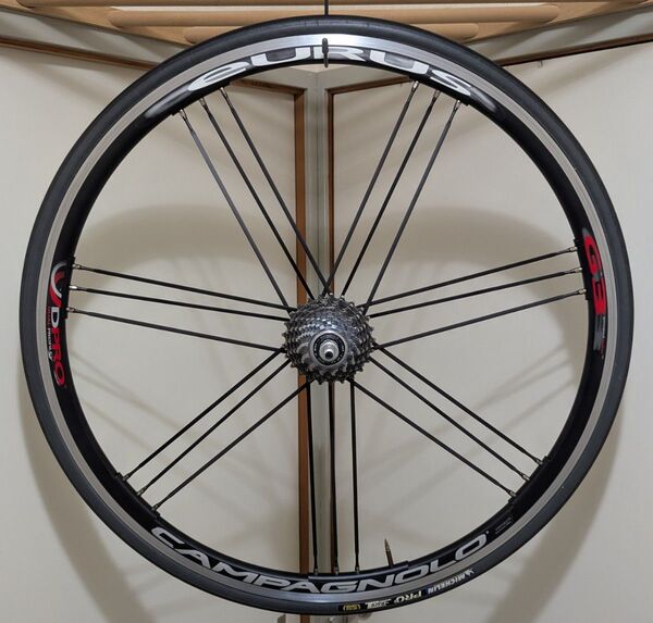 カンパニョーロ ユーラス【CAMPAGNOLO EURUS】G3 DPROリアホ + カンパニョーロ レコード 10Sチタン