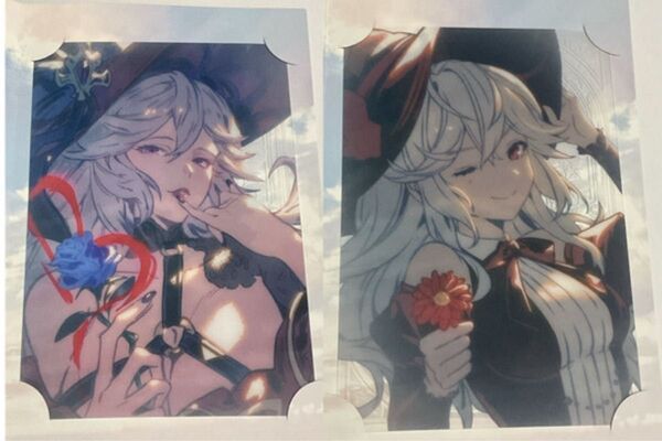 グランブルーファンタジー バレンタイン 2025 お返しイラストメッセージカード マギサ 2種