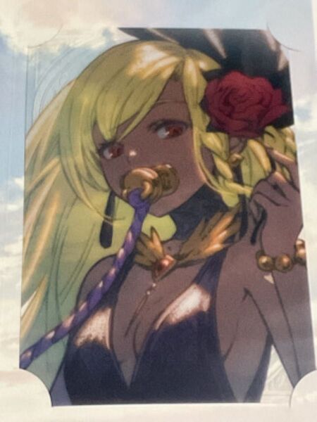 グランブルーファンタジー バレンタイン 2025 お返しイラストメッセージカード へレル・ベン・シャレム