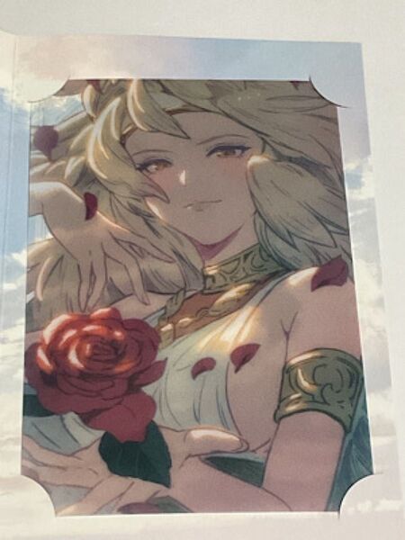 グランブルーファンタジー バレンタイン 2025 お返しイラストメッセージカード ミカエル