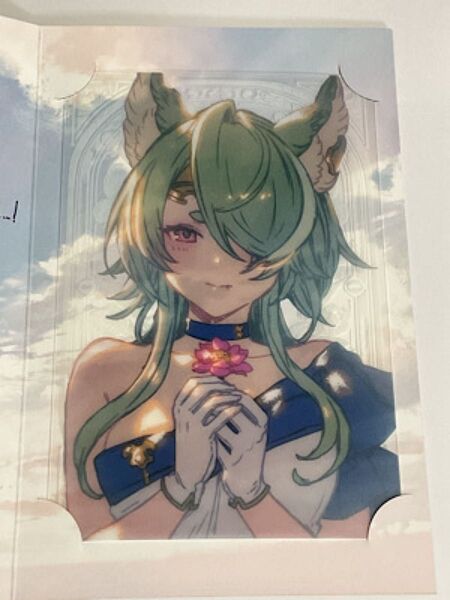 グランブルーファンタジー バレンタイン 2025 お返しイラストメッセージカード アミ