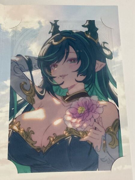 グランブルーファンタジー バレンタイン 2025 お返しイラストメッセージカード ハイラ