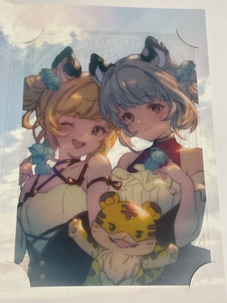グランブルーファンタジー バレンタイン 2025 お返しイラストメッセージカード シンダラ