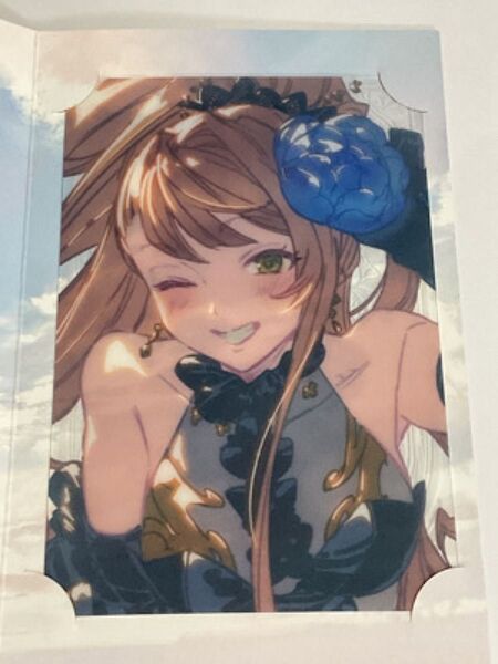 グランブルーファンタジー バレンタイン 2025 お返しイラストメッセージカード ベアトリクス