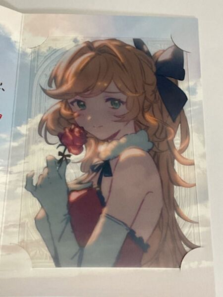 グランブルーファンタジー バレンタイン 2025 お返しイラストメッセージカード クラリス