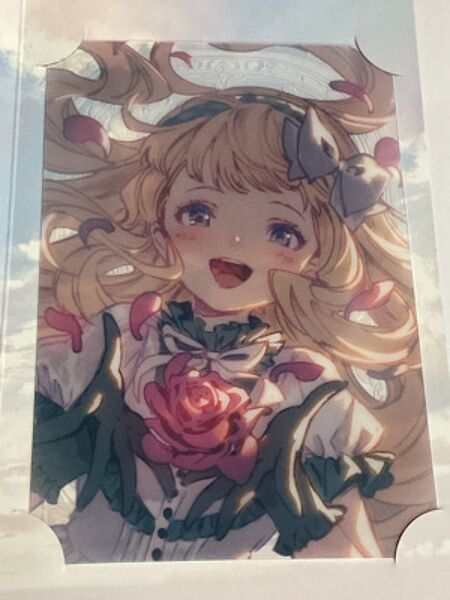 グランブルーファンタジー バレンタイン 2025 お返しイラストメッセージカード カリオストロ