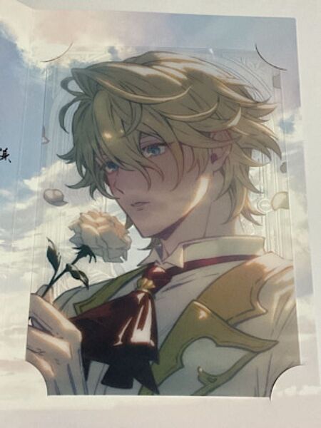 グランブルーファンタジー バレンタイン 2025 お返しイラストメッセージカード 白騎士