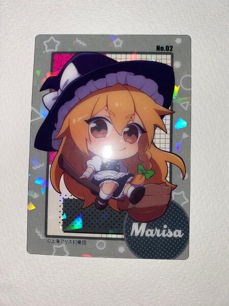 東方Project トレーディングコレクトホロクリアカード 魔理沙