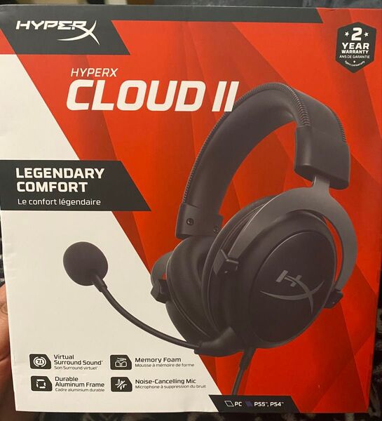 HyperX Cloud II ゲーミングヘッドセット
