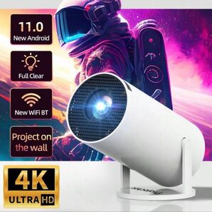 4K対応 プロジェクター Android 11.0搭載 WiFi Bluetooth