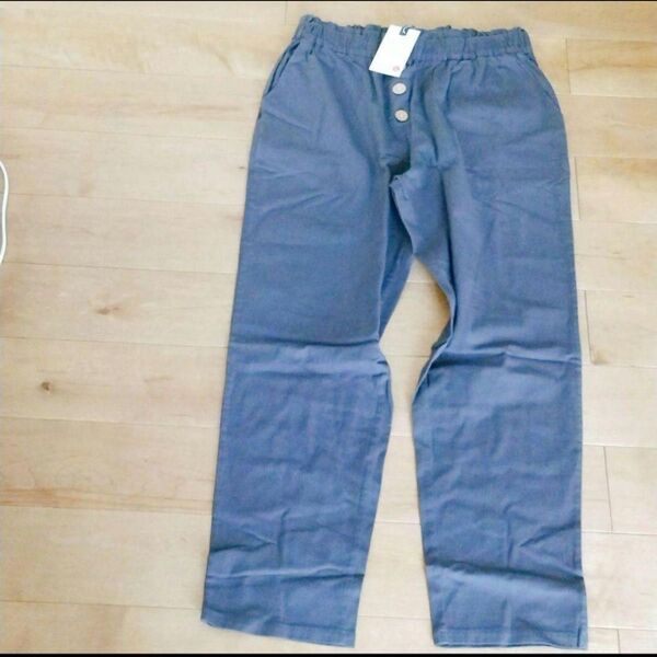 無地 パンツ メンズ 3XL サラサラ生地 着やすい パジャマ 青色 パンツ 綿パン ネイビー 青色 紺色 ズボン 肌着 寝巻き