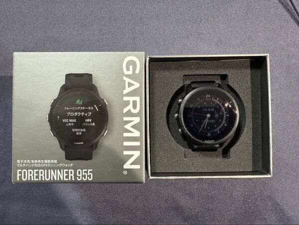 最終値下げ!【美品】GARMIN FORERUNNER 955 ブラック 本体